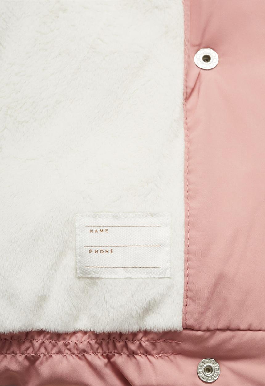 MANGO - Anorak copo7 - pink