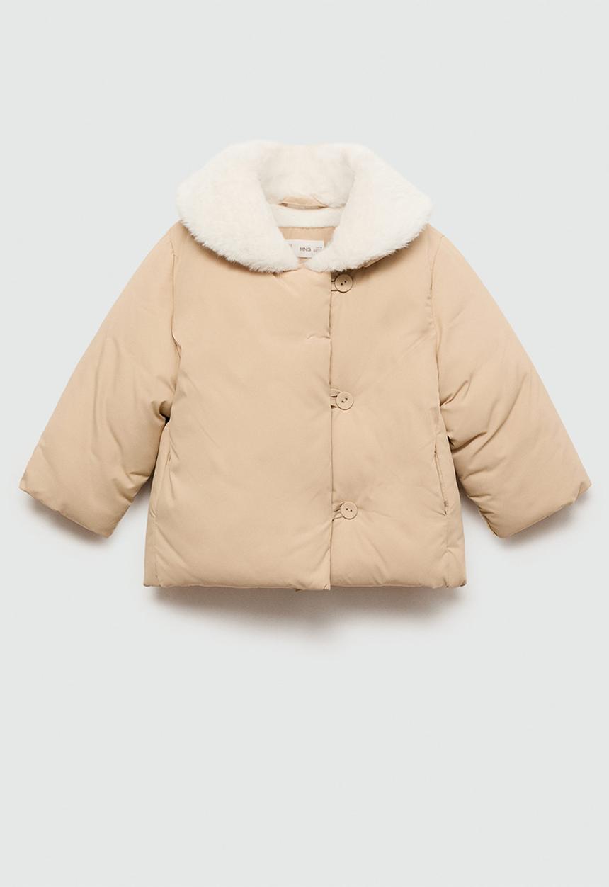MANGO - Anorak eli - light pastel brown