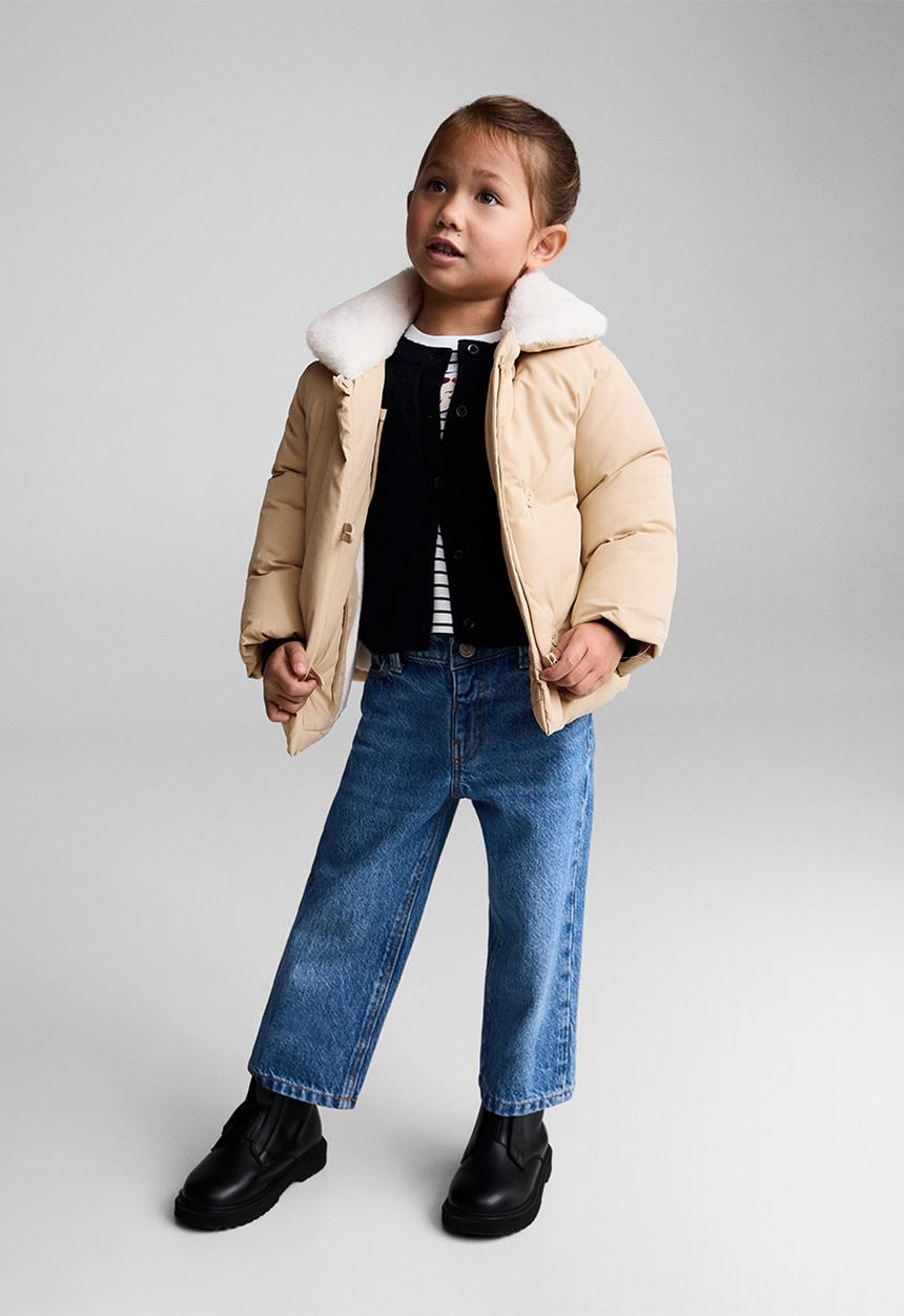 MANGO - Anorak eli - light pastel brown