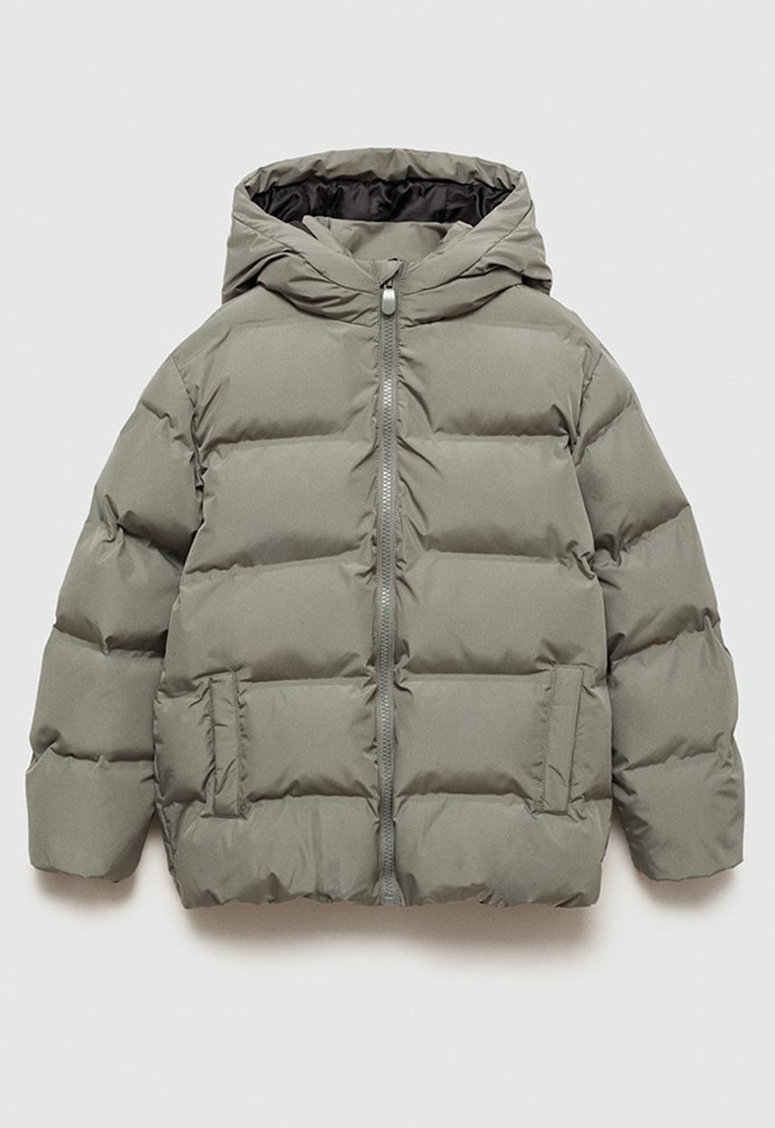 MANGO - Anorak africa - light pastel green