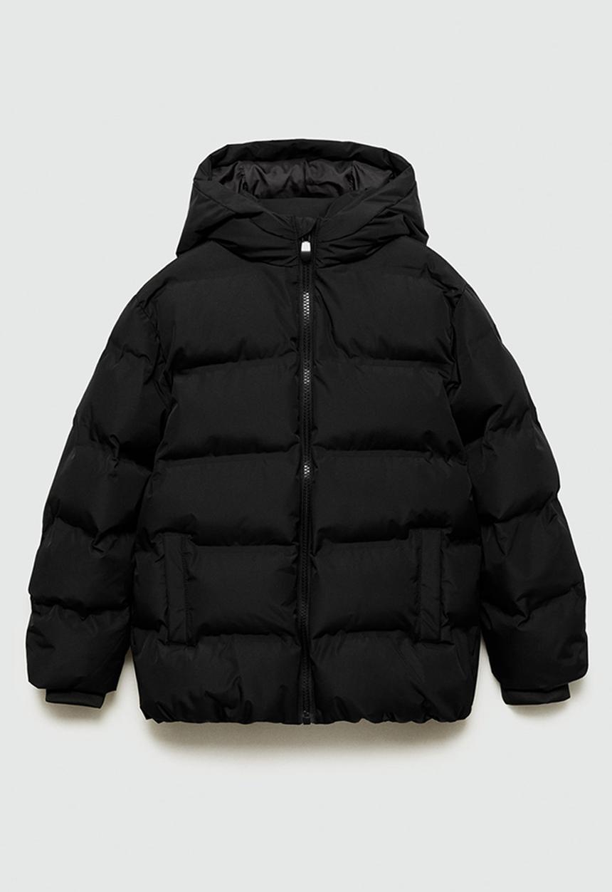 MANGO - Anorak africa - black