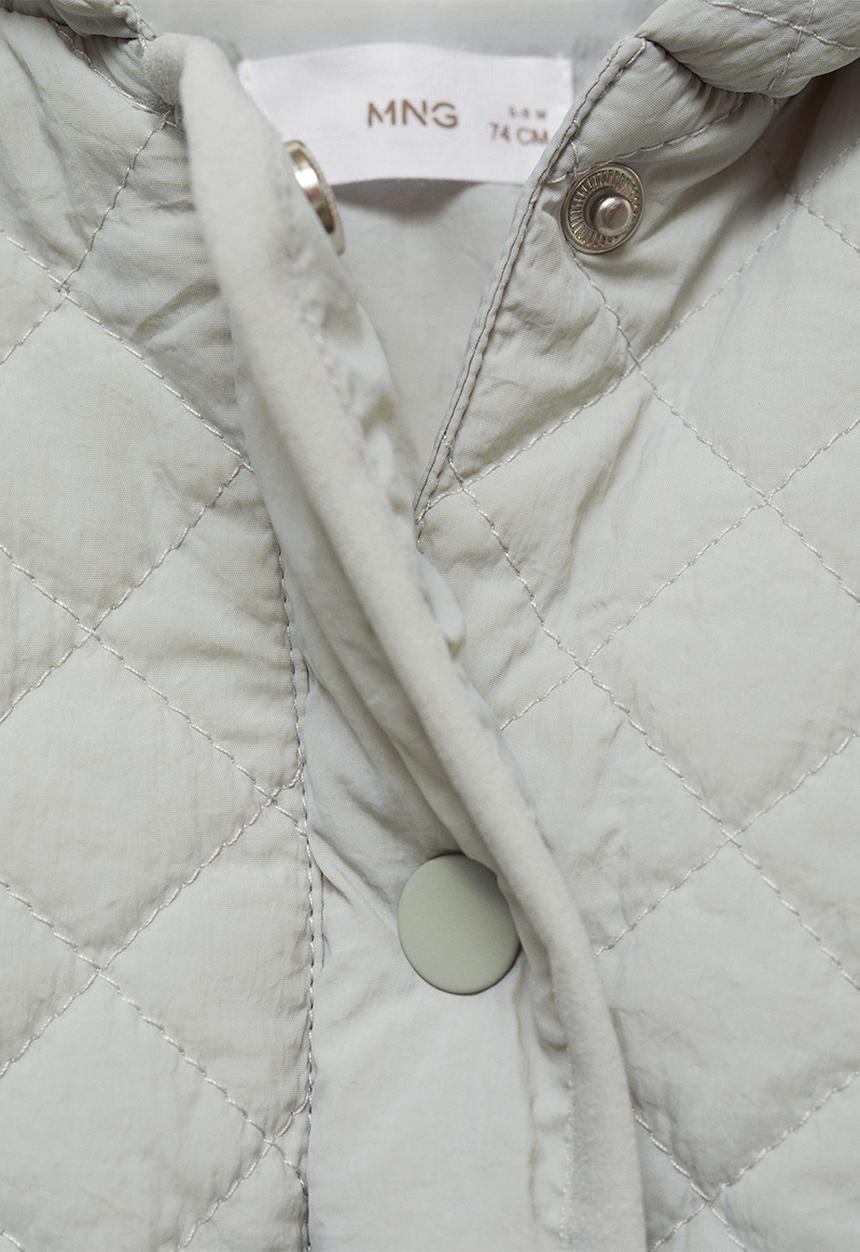 MANGO - Anorak light - light pastel green