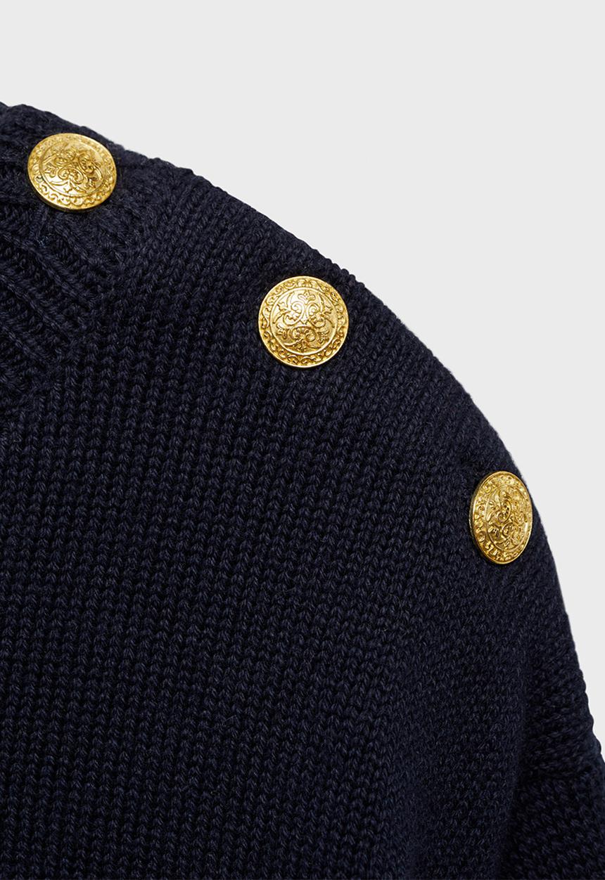 MANGO - Dress amelie - navy