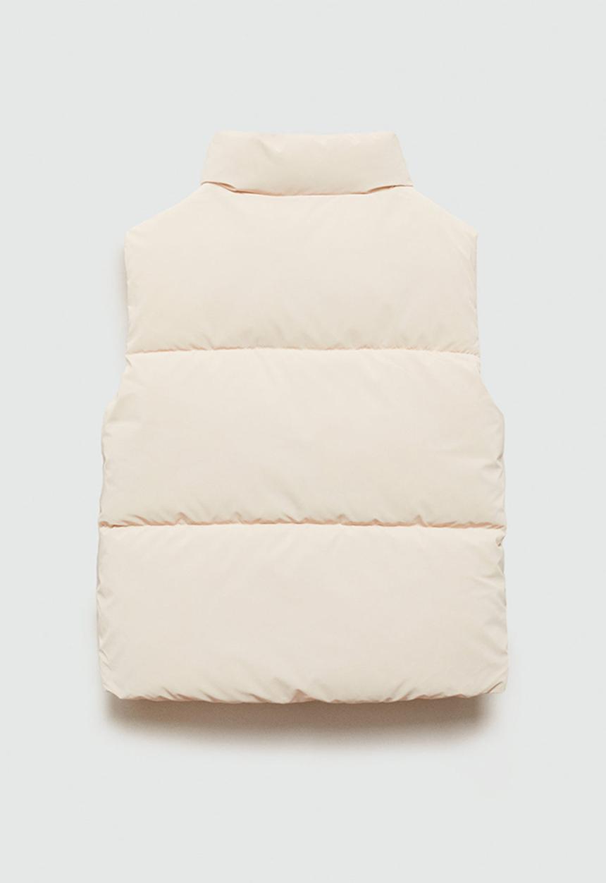 MANGO - Waistcoat lola - light beige
