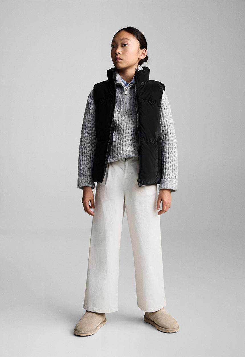 MANGO - Waistcoat lola - black