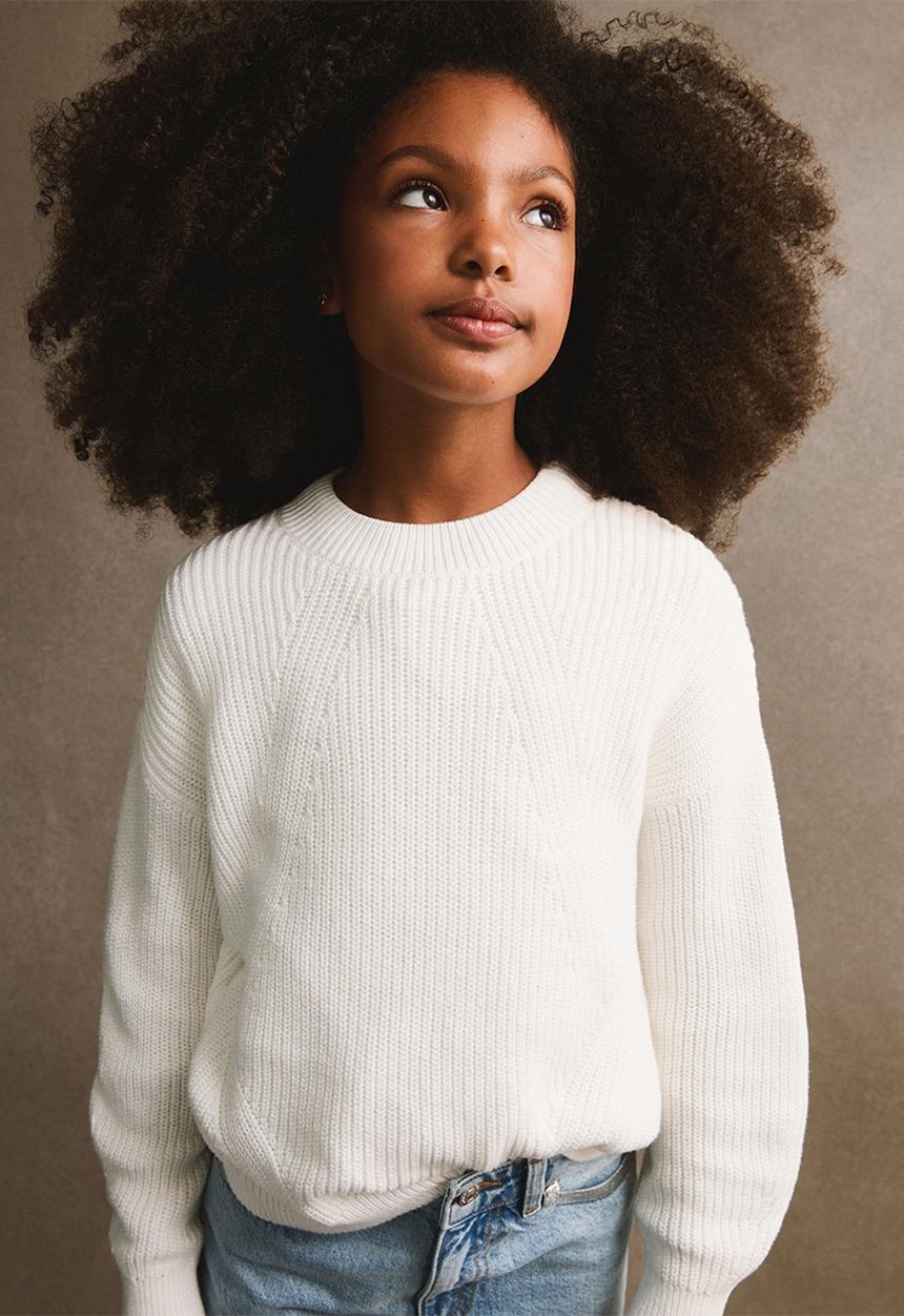 MANGO - Sweater selena - natural