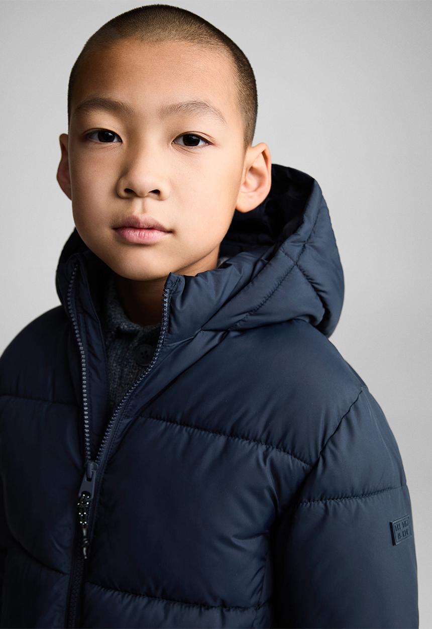MANGO - Anorak amerlong - navy