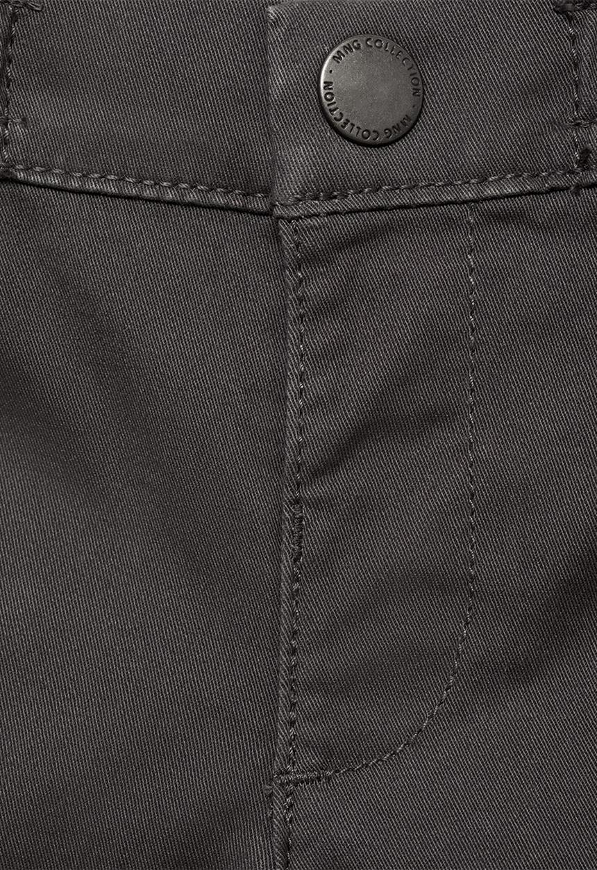 MANGO - Trousers cargob7 - charcoal