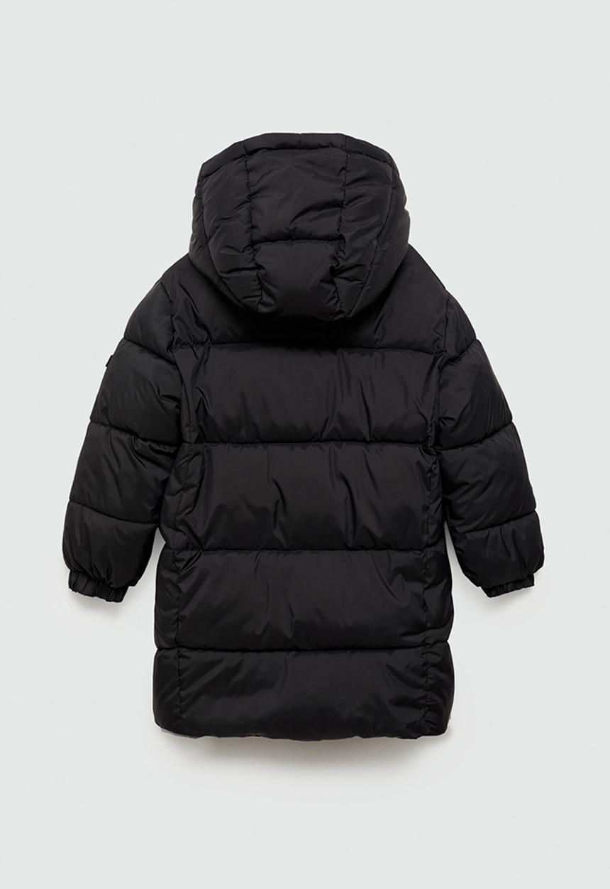MANGO - Anorak amerlong - black