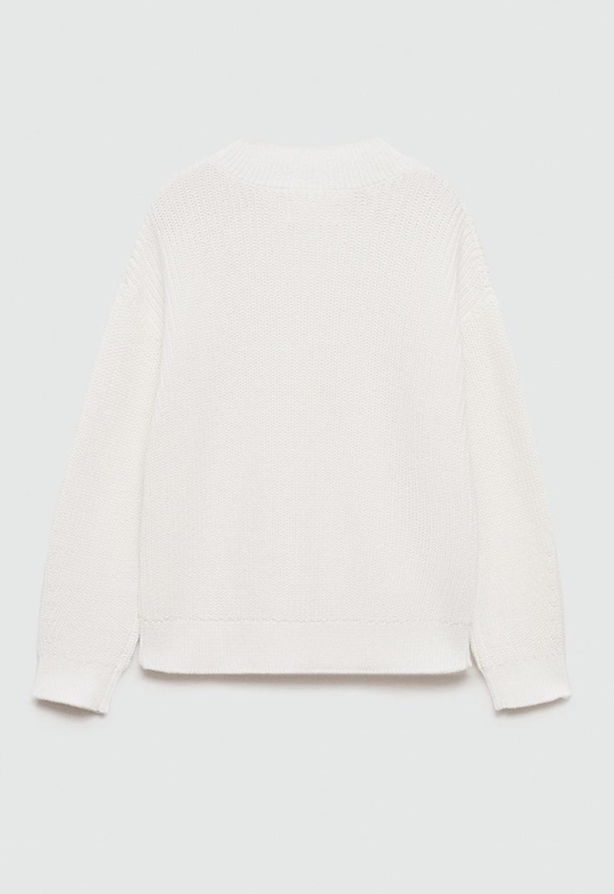 MANGO - Sweater selena - natural