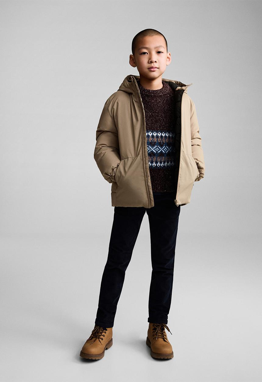 MANGO - Anorak enzo - medium brown
