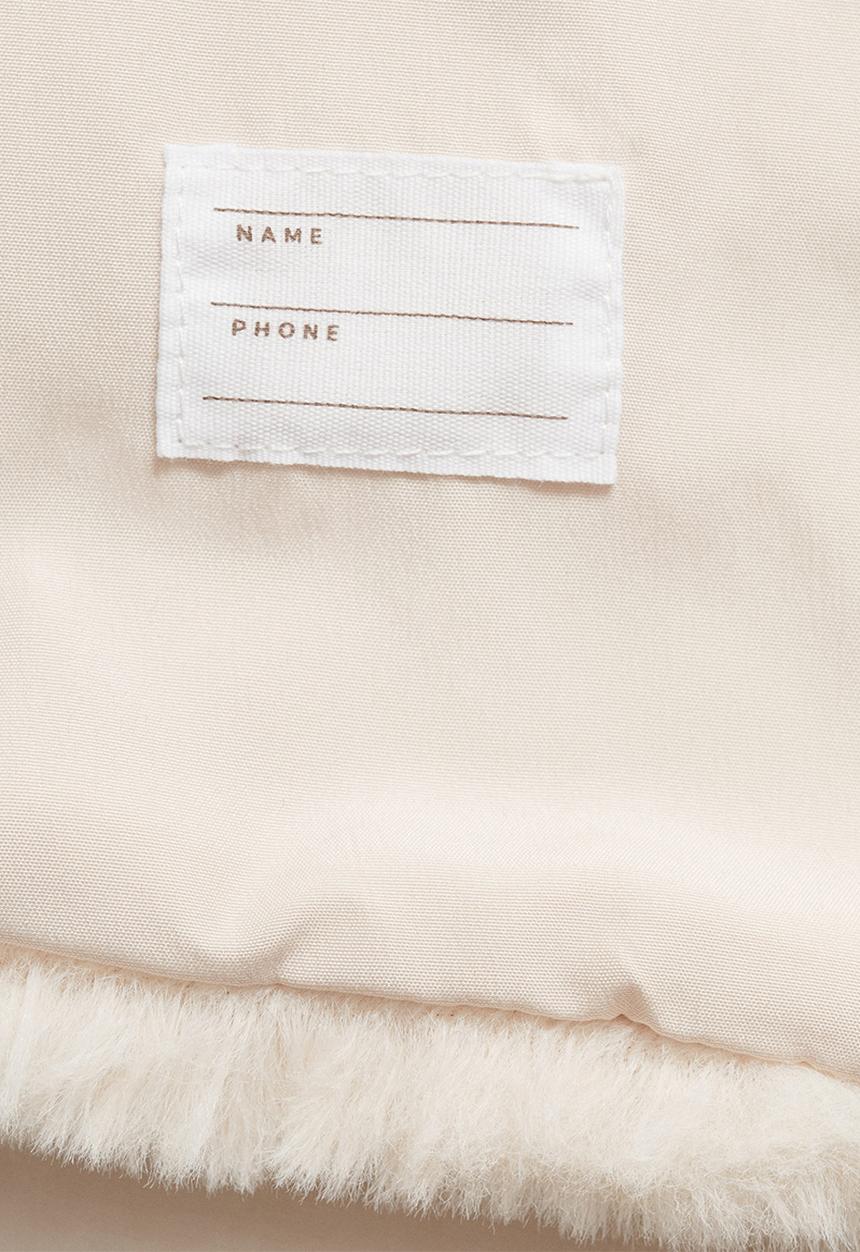 MANGO - Waistcoat canela - light beige