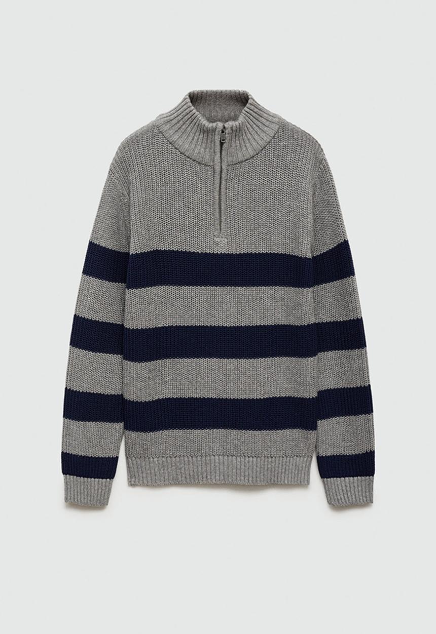 MANGO - Sweater zack - medium gray