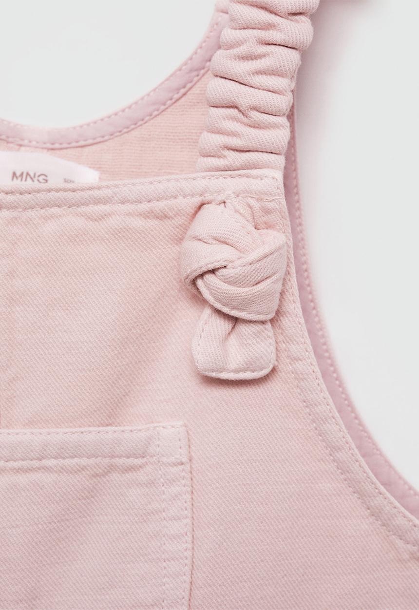 MANGO - Dungarees surf - light pastel pink