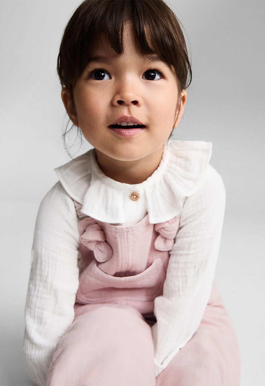 MANGO - Dungarees surf - light pastel pink