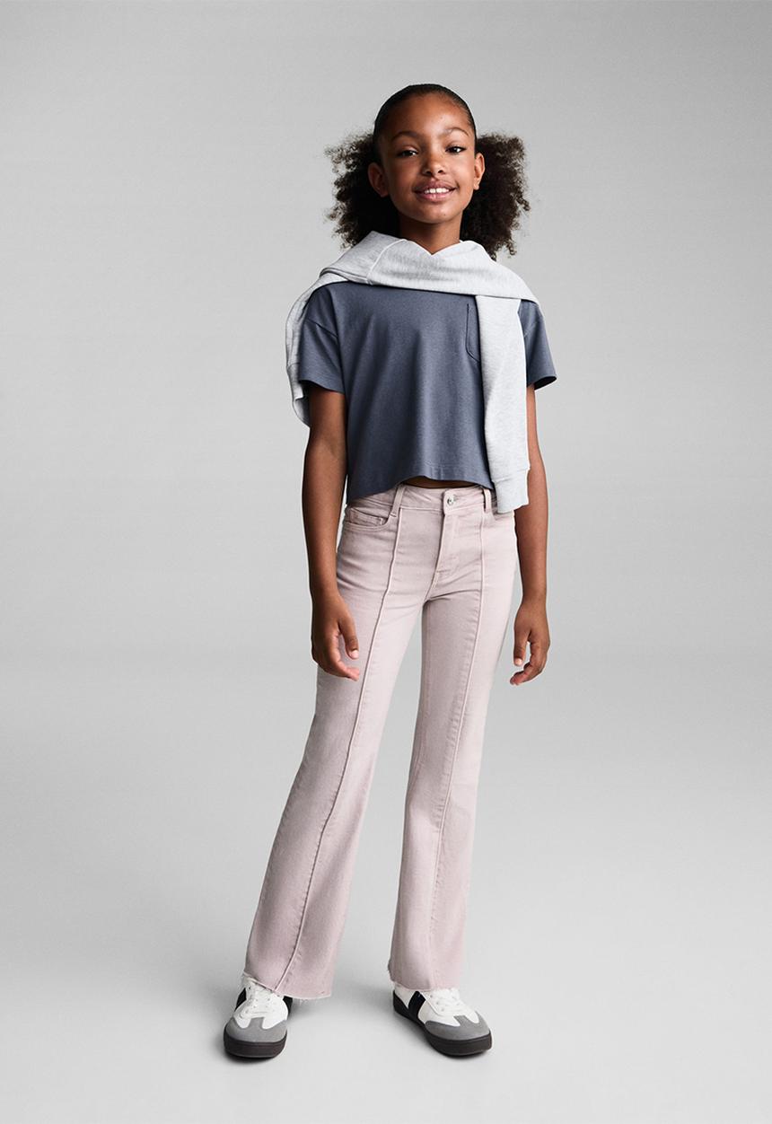 MANGO - Trousers surf - light pastel purple
