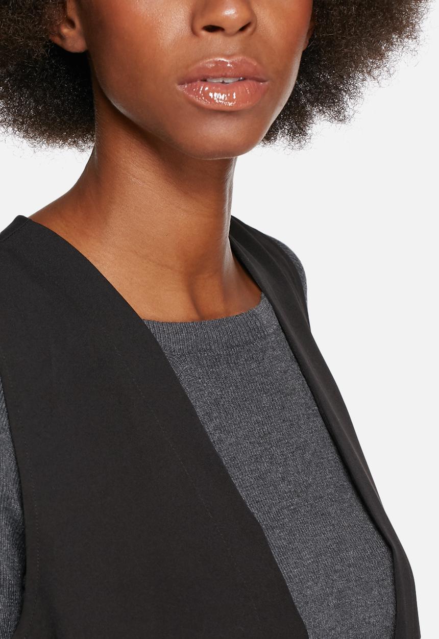 Lola May - Longline jacket with back panel