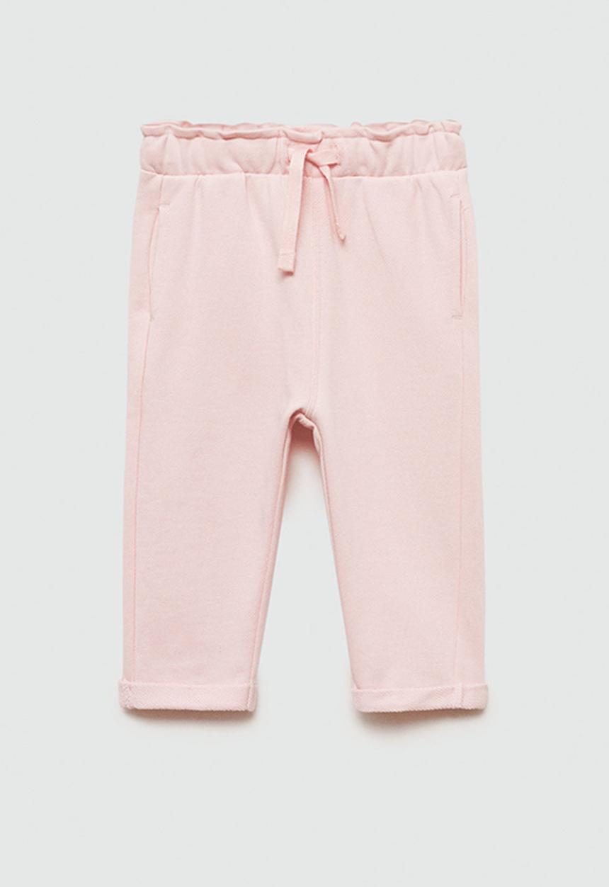 MANGO - Trousers vienab - pink