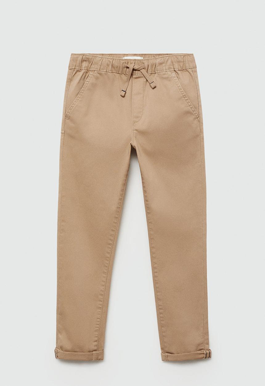 MANGO - Trousers franky7 - light pastel brown