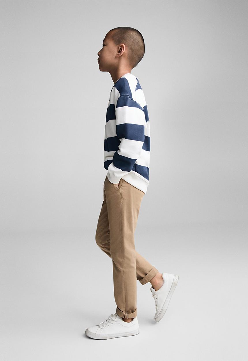 MANGO - Trousers franky7 - light pastel brown