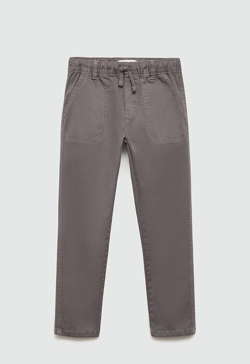 MANGO - Trousers joel - charcoal