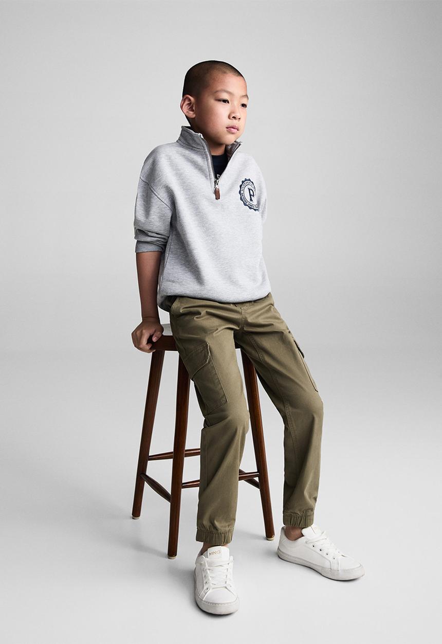 MANGO - Trousers kenia - khaki
