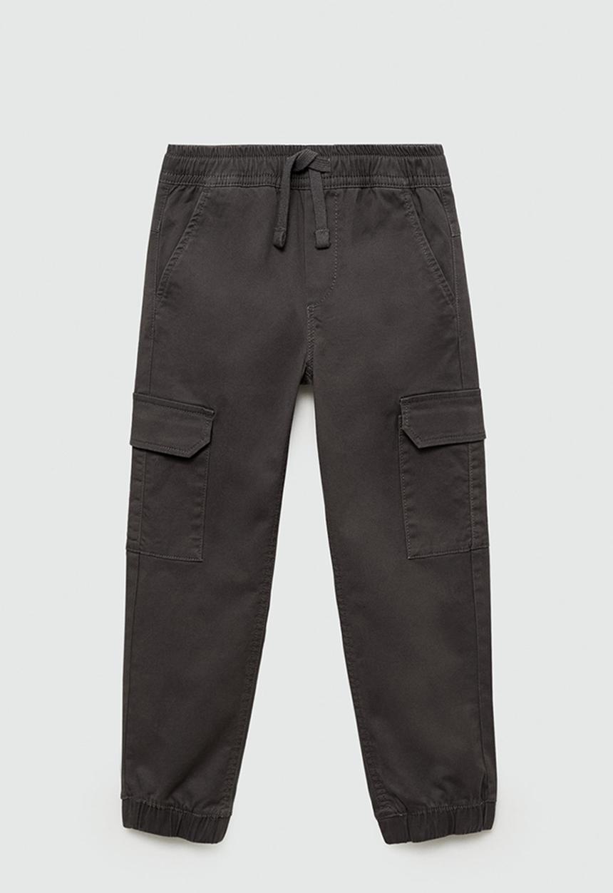 MANGO - Trousers kenia - charcoal