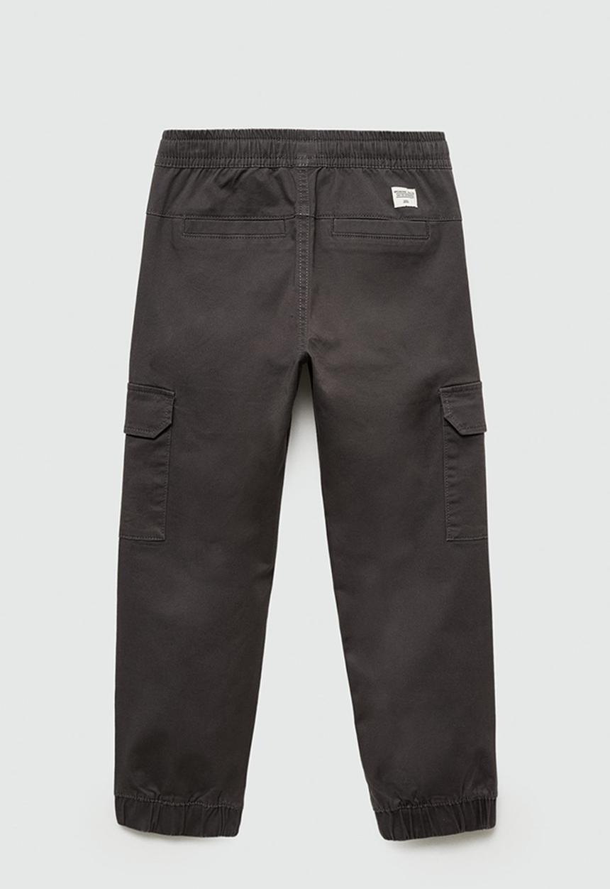 MANGO - Trousers kenia - charcoal