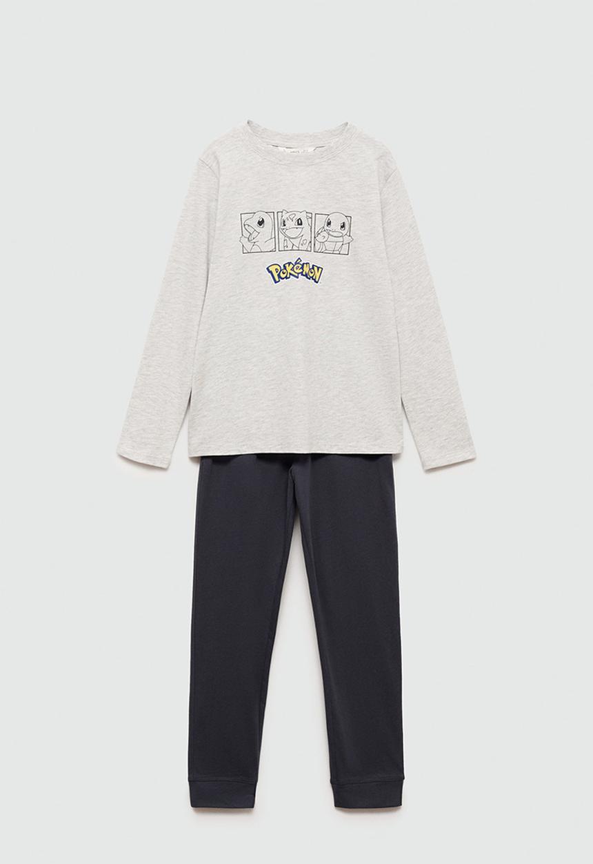 MANGO - Pijama pack pokeglow - charcoal