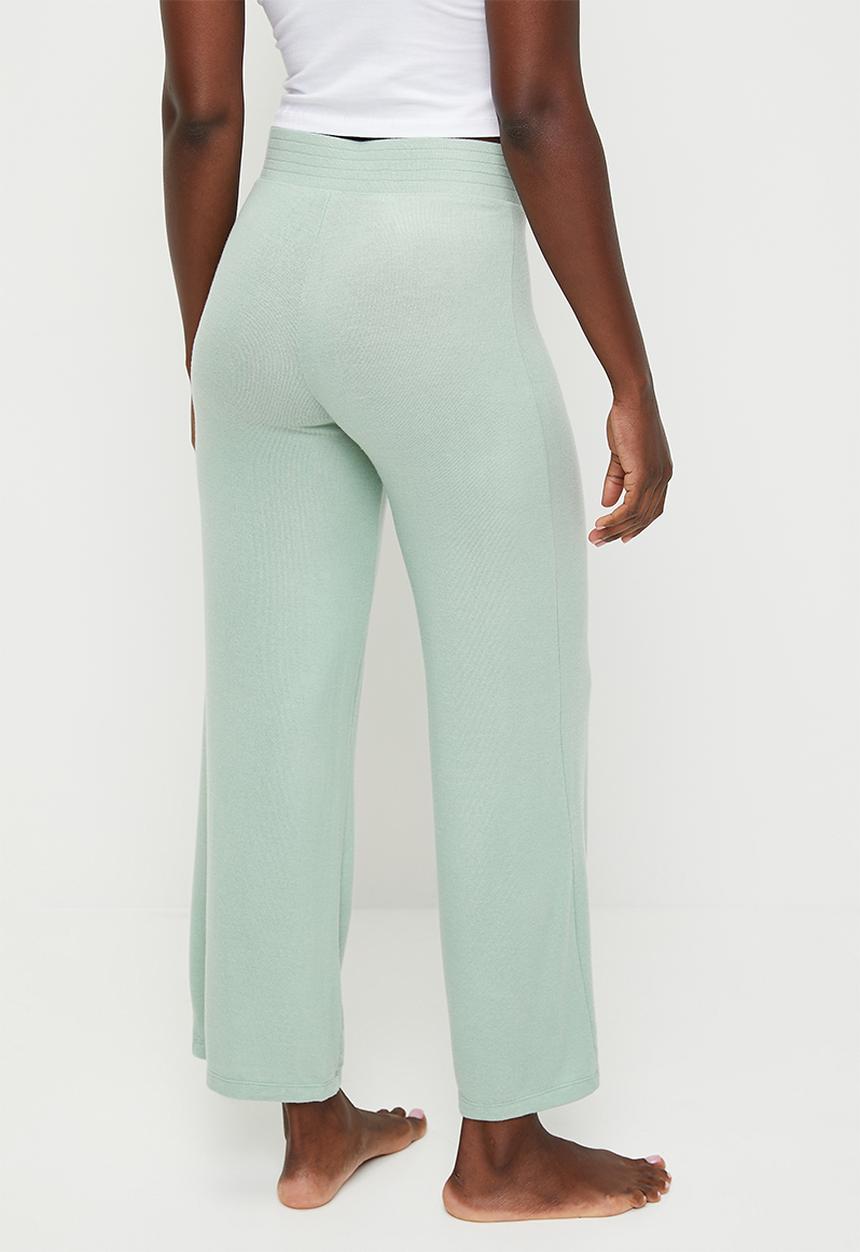 Cotton On - Super Soft Asia Fit V Front Pant - Washed Mint