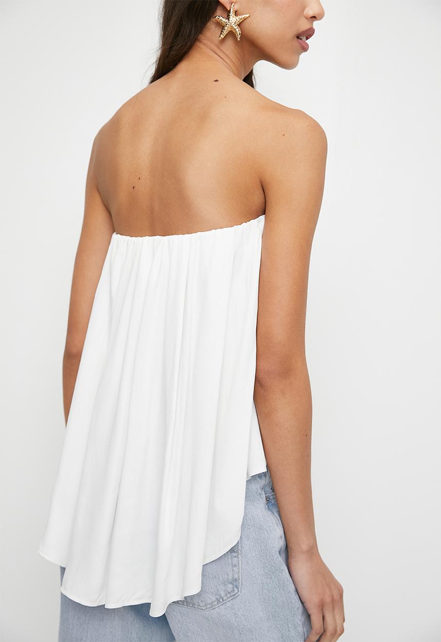 Superbalist - Hanky bandeau shell - white