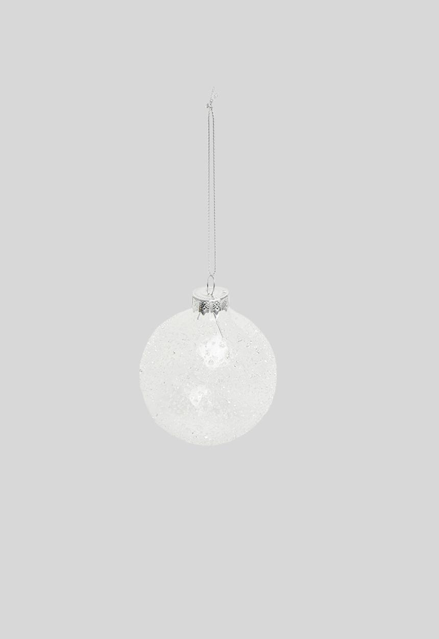 H&M - Glass christmas tree bauble - transparent