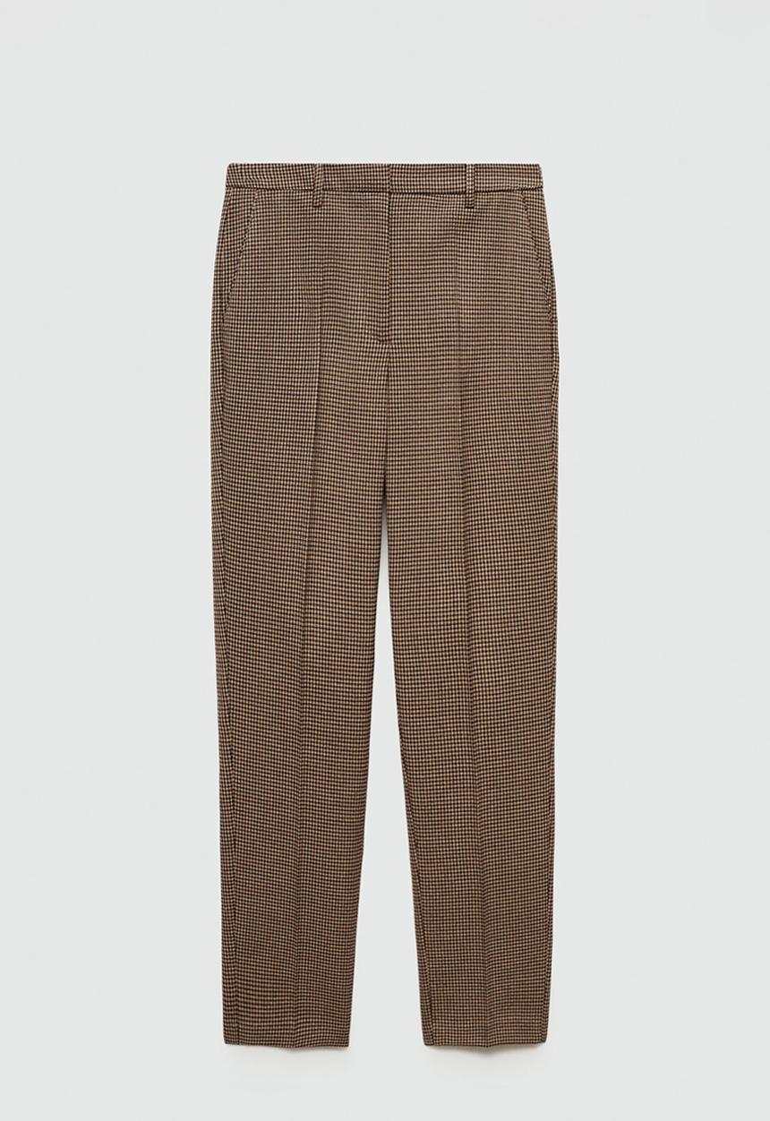 MANGO - Trousers Warm - Dark Red