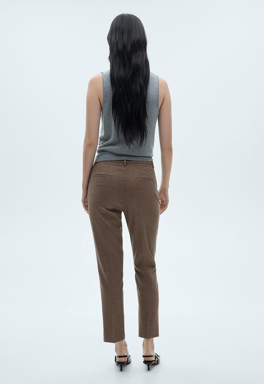 MANGO - Trousers Warm - Dark Red