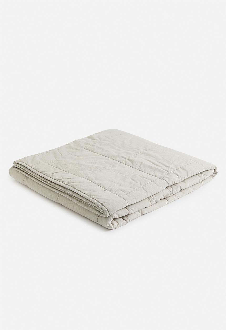 Sixth Floor - Cotton Stone Washed Quilt Oatmeal 