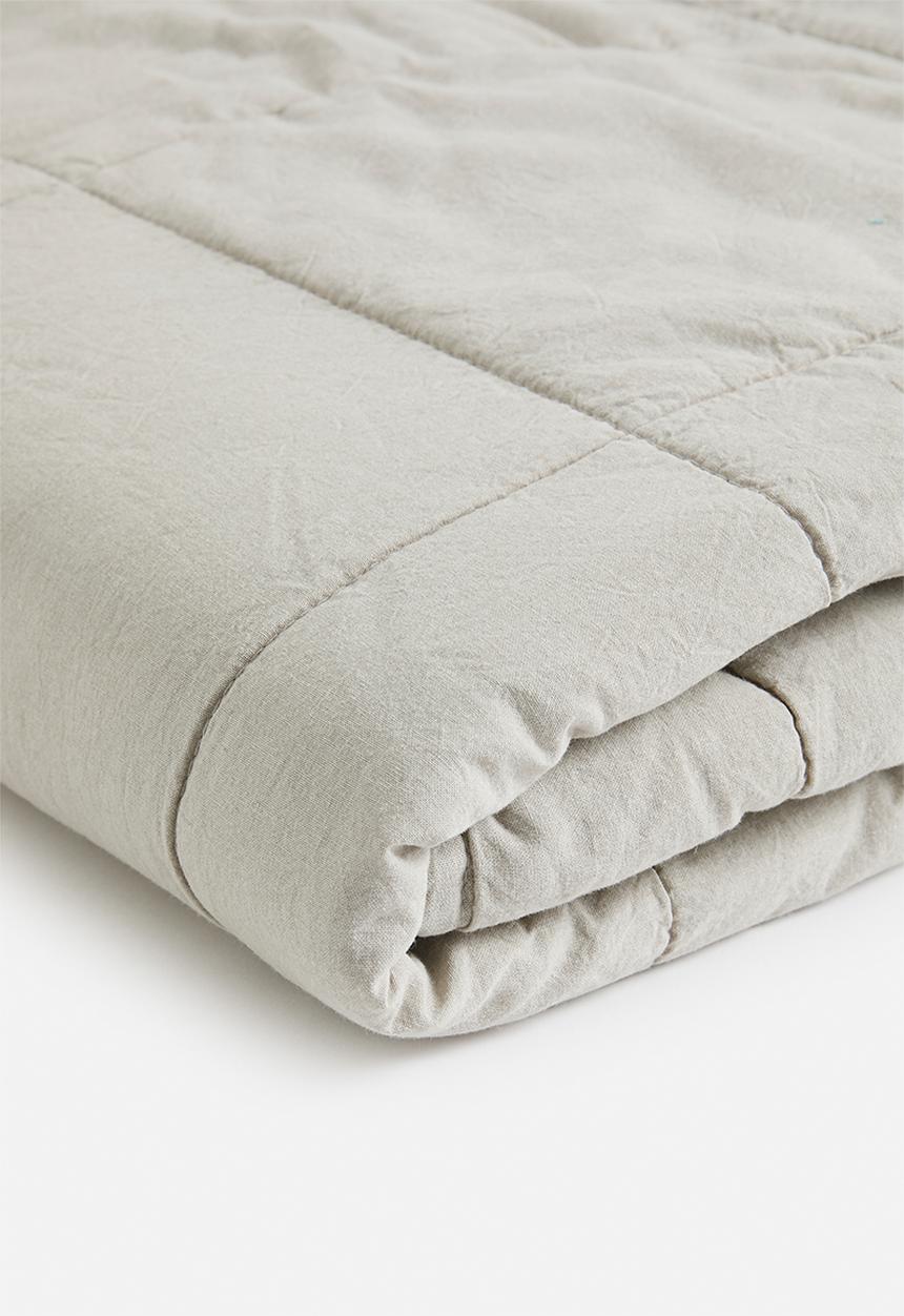 Sixth Floor - Cotton Stone Washed Quilt Oatmeal 