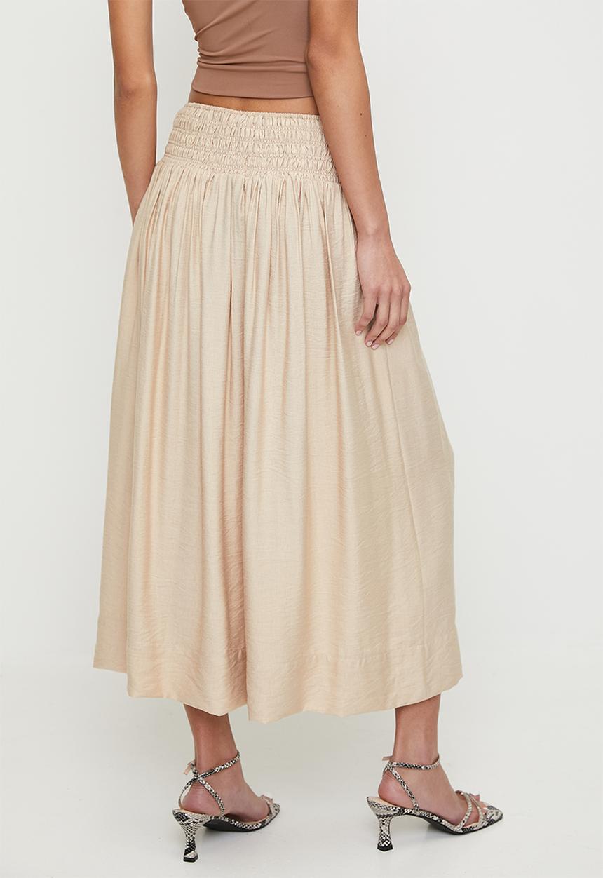 Superbalist - Capri linen full skirt - neutral