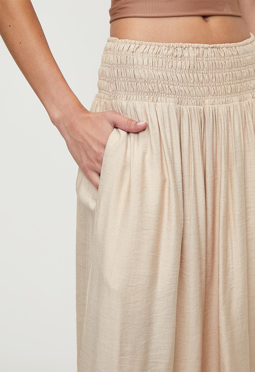 Superbalist - Capri linen full skirt - neutral