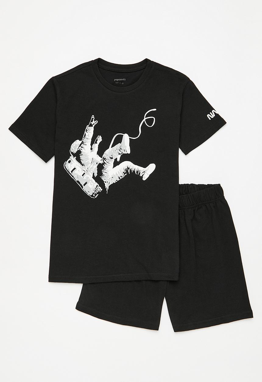 Pop Candy - Nasa pj set - black