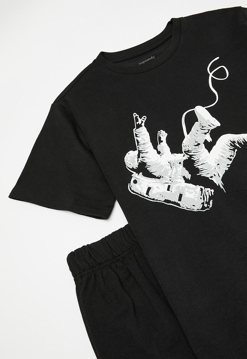 Pop Candy - Nasa pj set - black