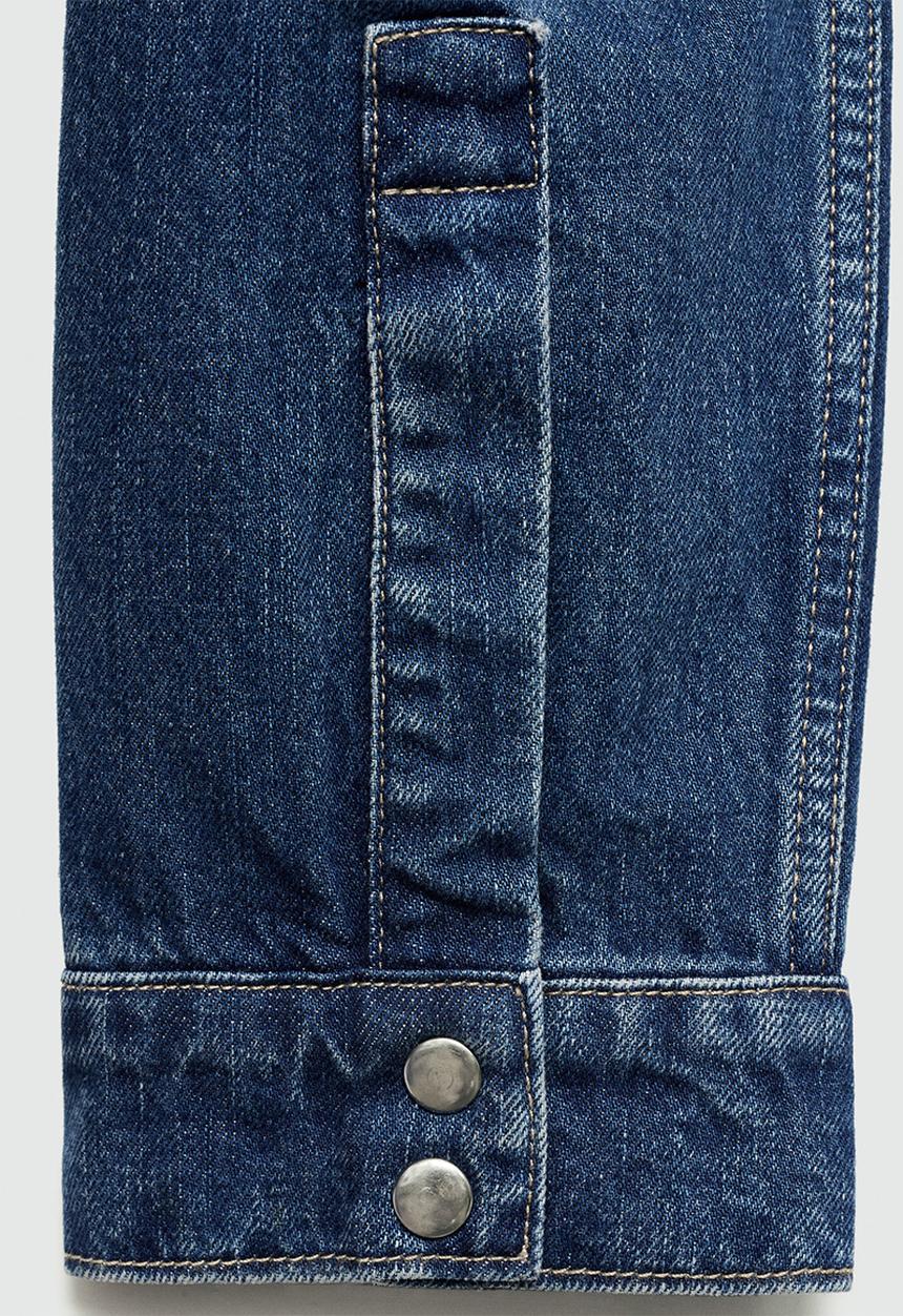 MANGO - Overshirt Camilla  - Open Blue