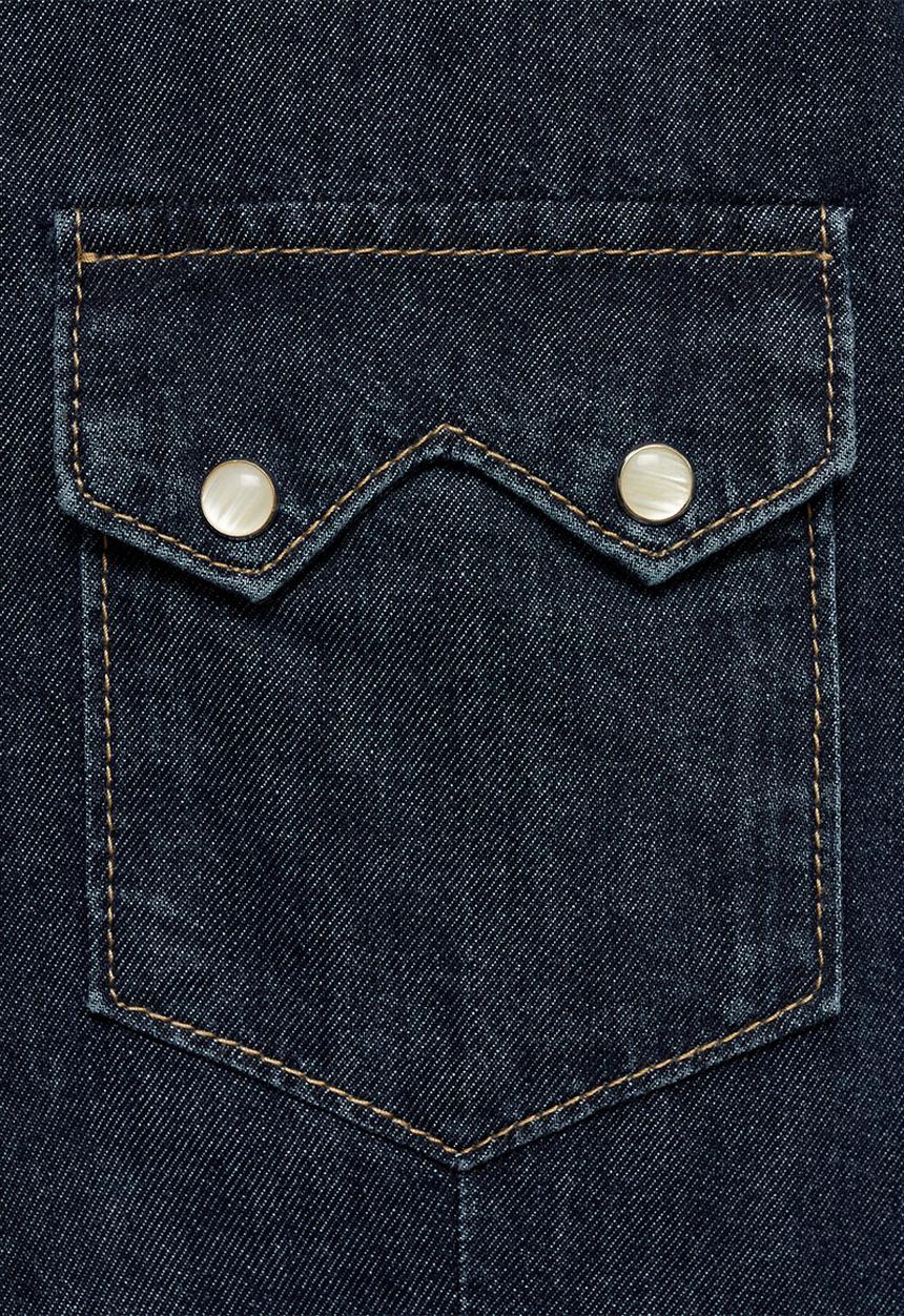 MANGO - Shirt Rodeo -  Open Blue