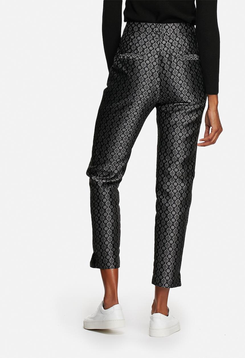 Native Youth - Metallic jacquard cigarette pant