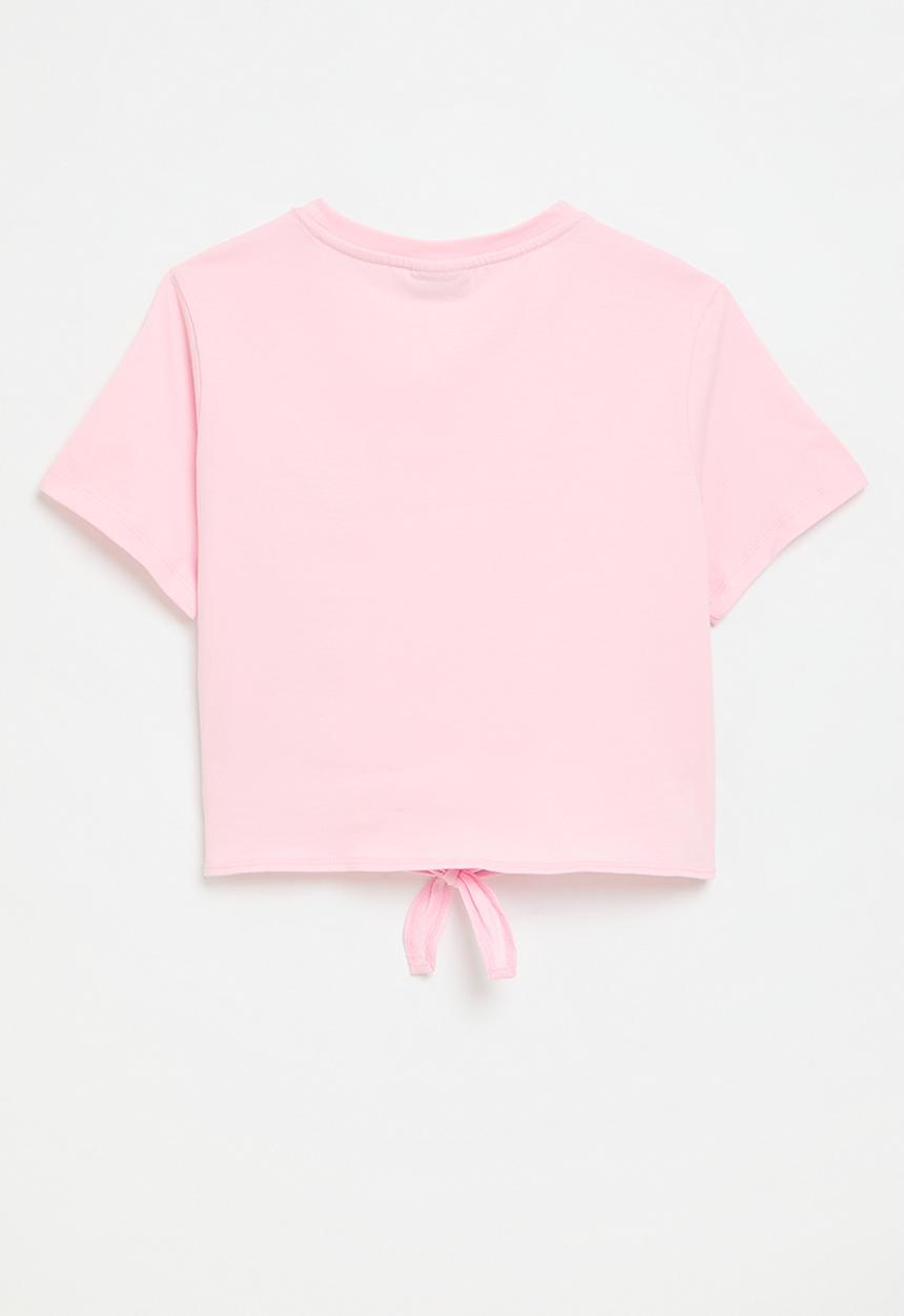 FILA - Greta Crop Knot Top-Ballet Slipper
