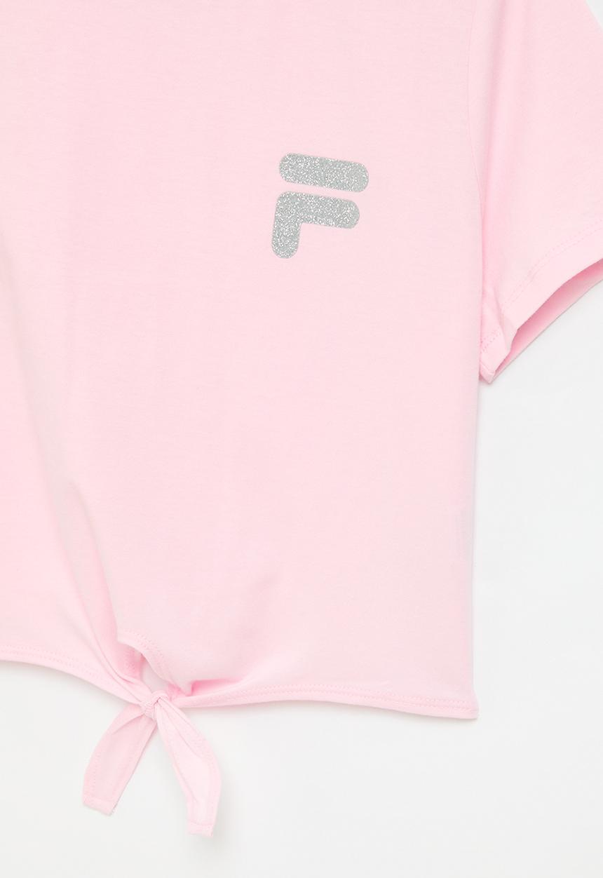 FILA - Greta Crop Knot Top-Ballet Slipper