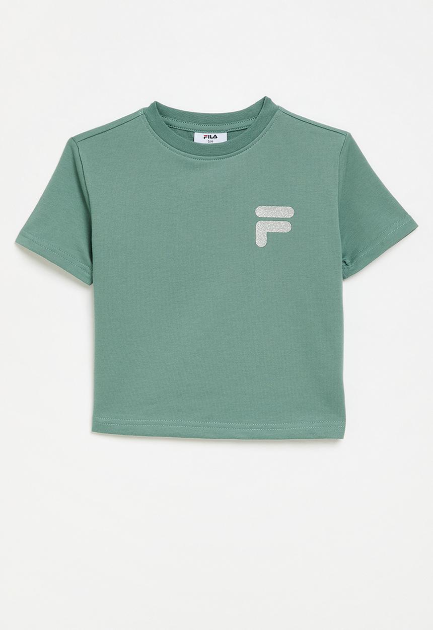 FILA - Greta Crop Top-Sagebush Green