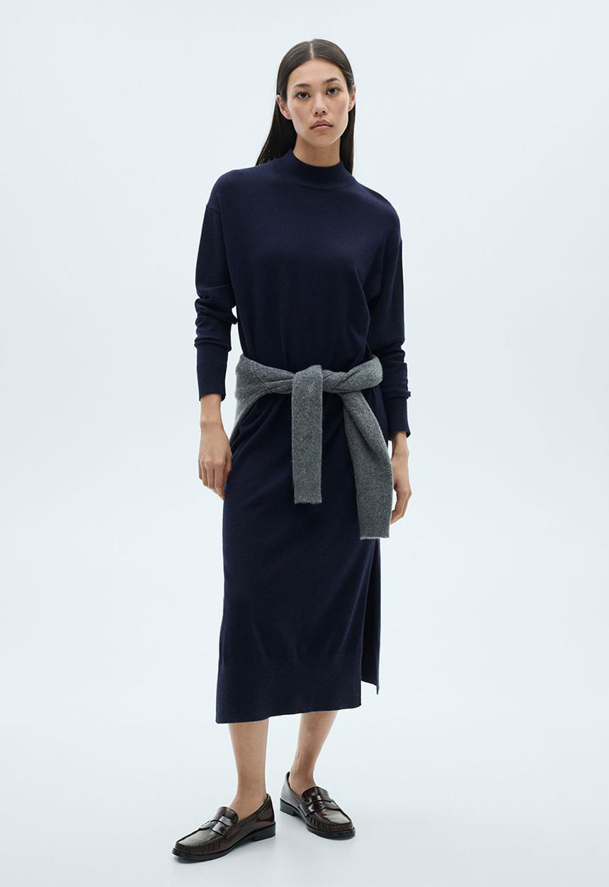 MANGO - Dress vieira -  navy
