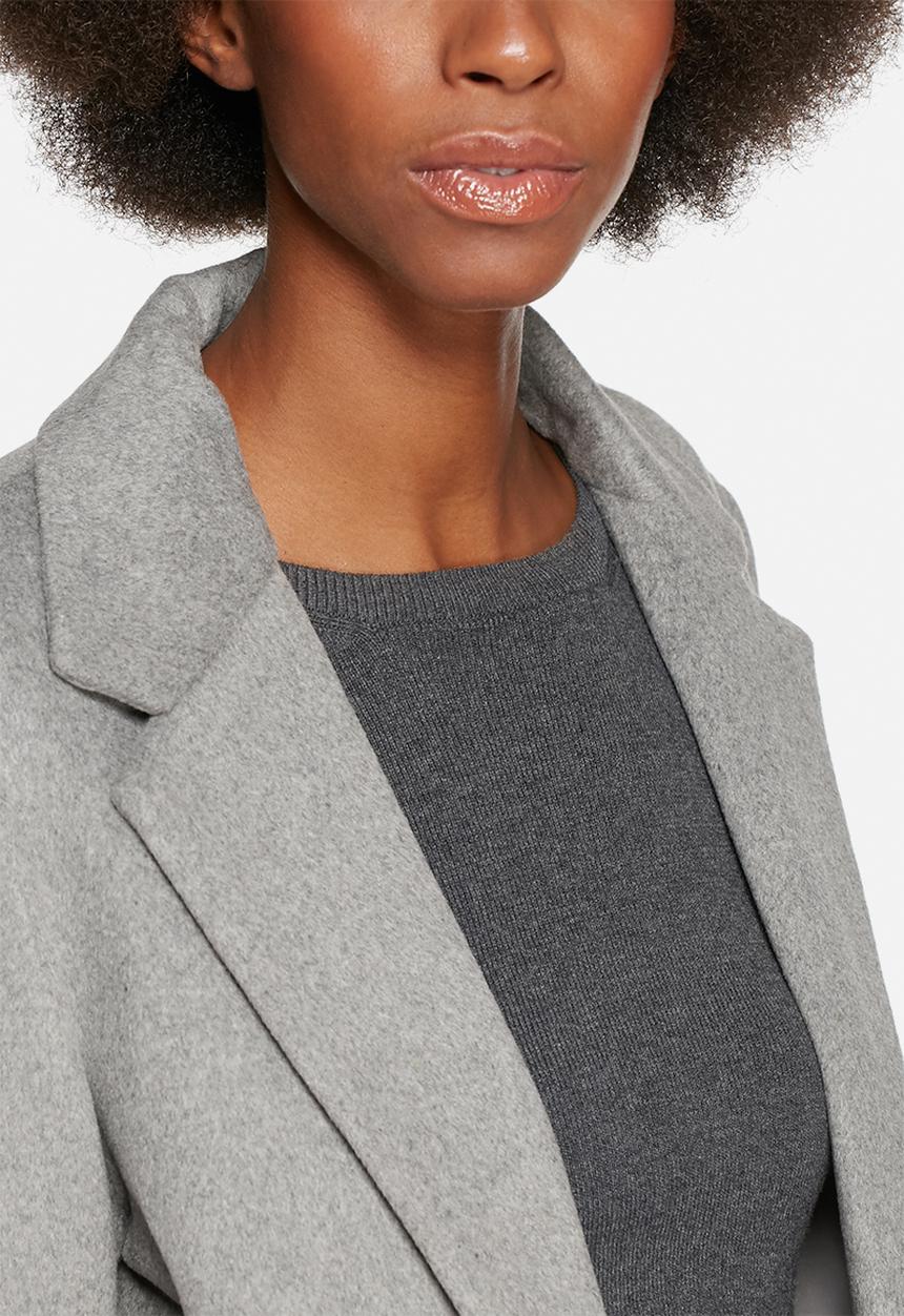 Native Youth - Longline wool overcoat 