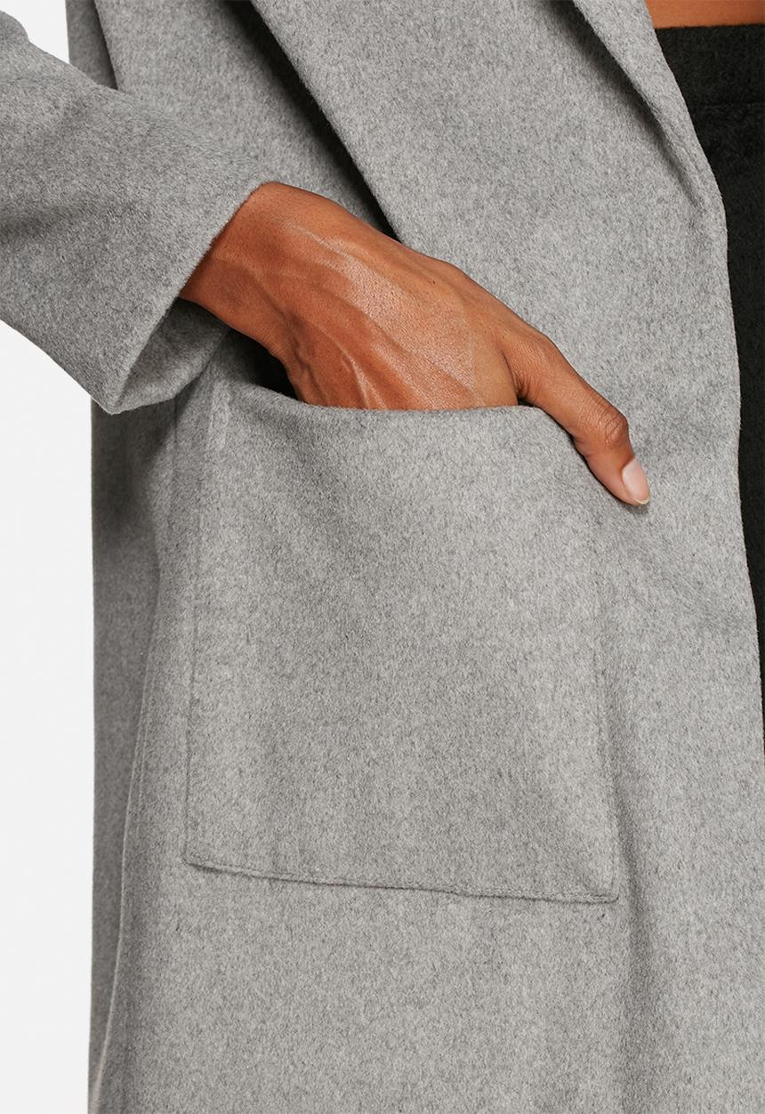 Native Youth - Longline wool overcoat 