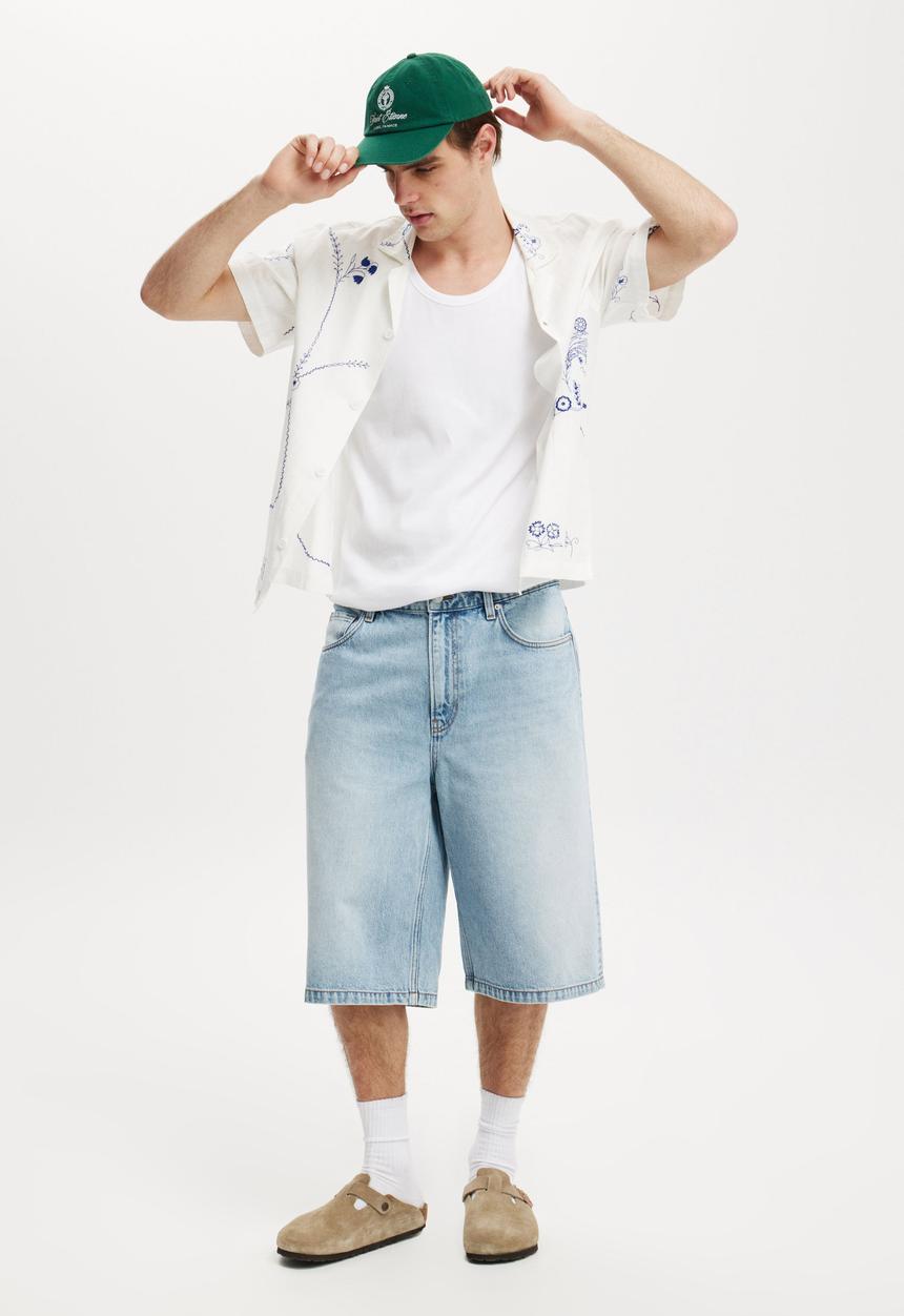 Cotton On - Cabana Short Sleeve Shirt - White Floral